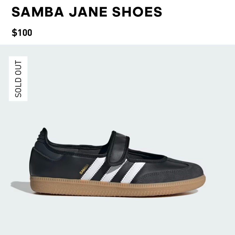 Women’s Adidas Samba Jane in Black